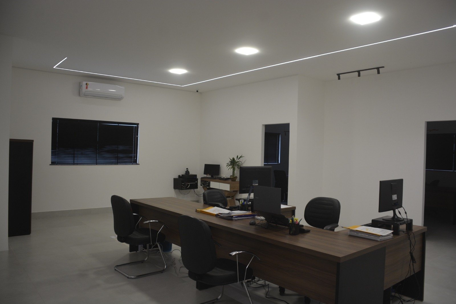 Ambiente interno do escritório da Contabilidade Aliança